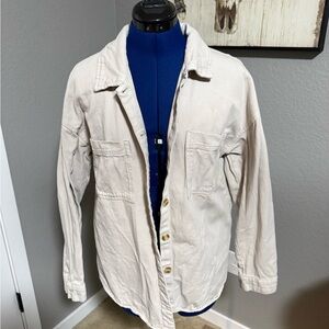 Thread & Supply Women's Cream Button Down Shirt